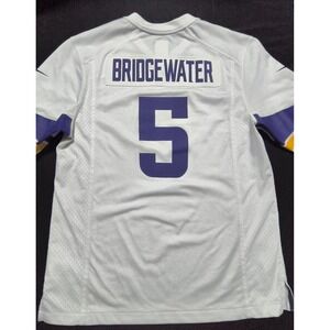 Vikings #5 Teddy Bridgewater Jersey, Youth Medium, On Field NFL/Nike